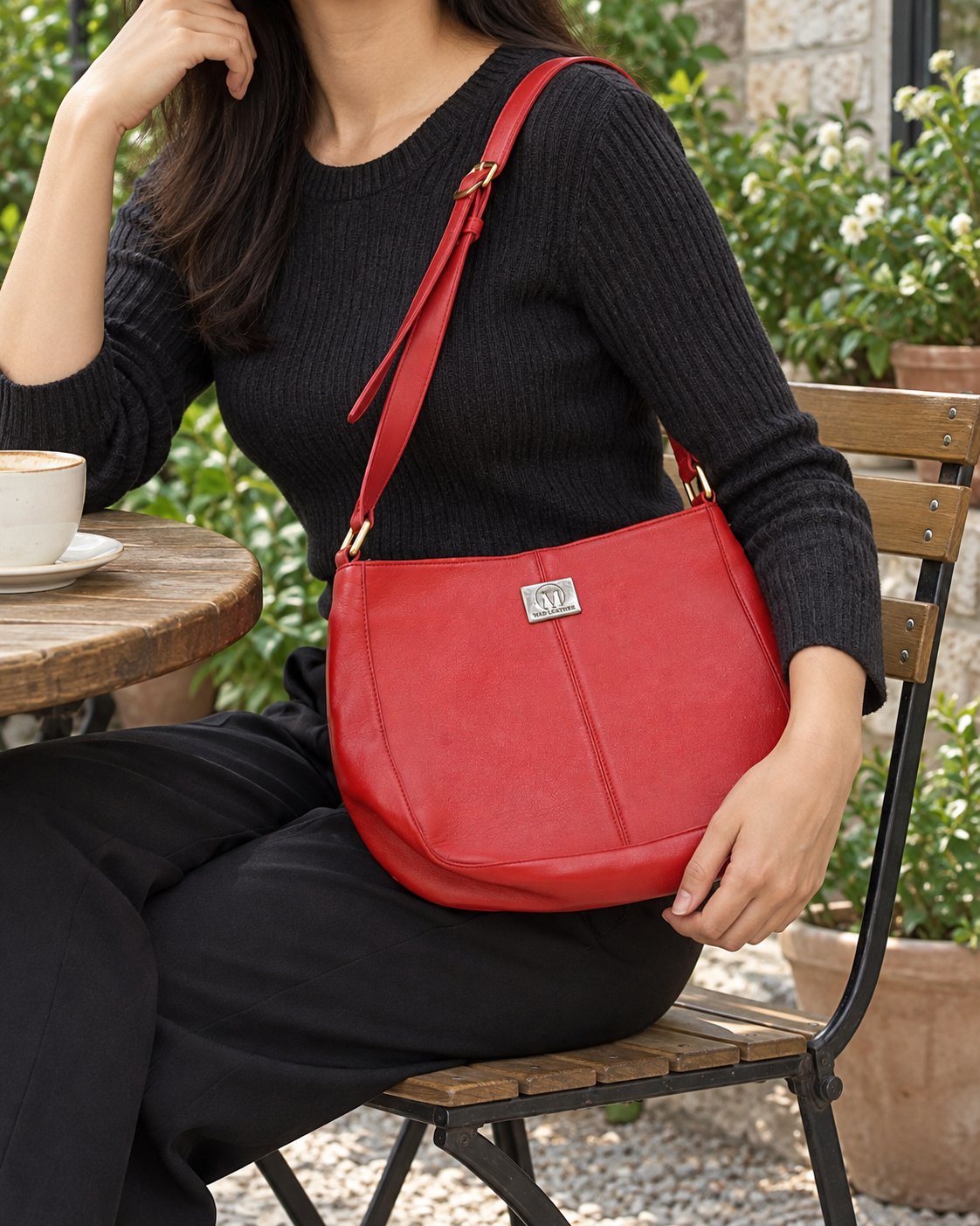 Aria Leather Crossbody Bag for Women