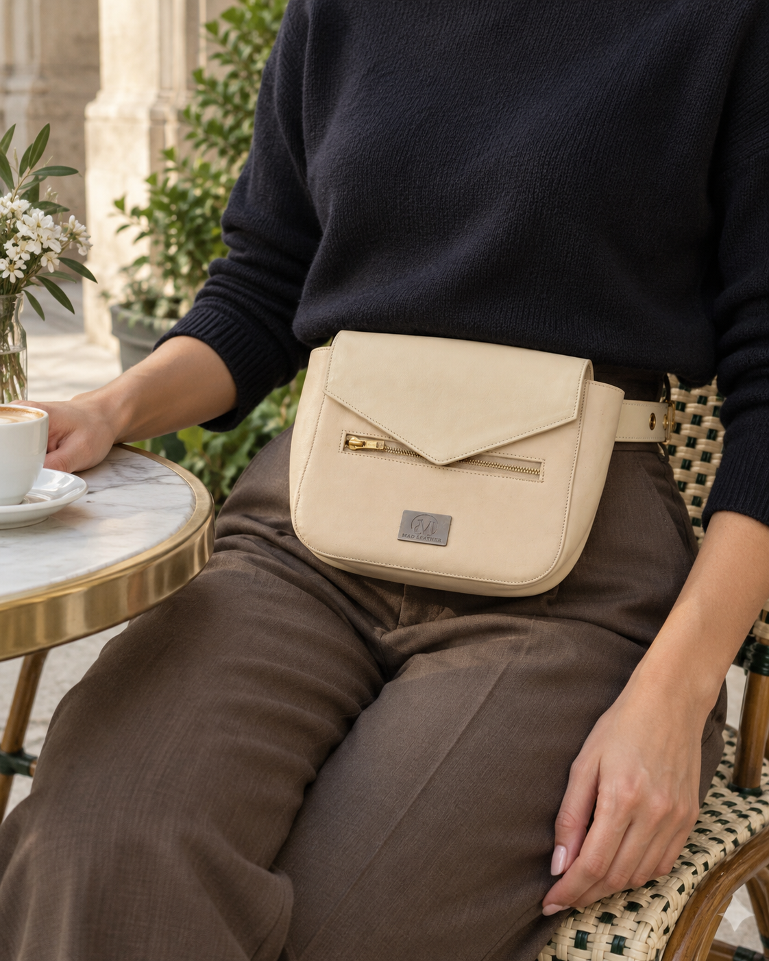 Mira Leather Belt Bag for Women
