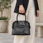Amara Sculpted Leather Handbag