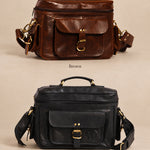 Voyager Full Grain Leather Camera Bag