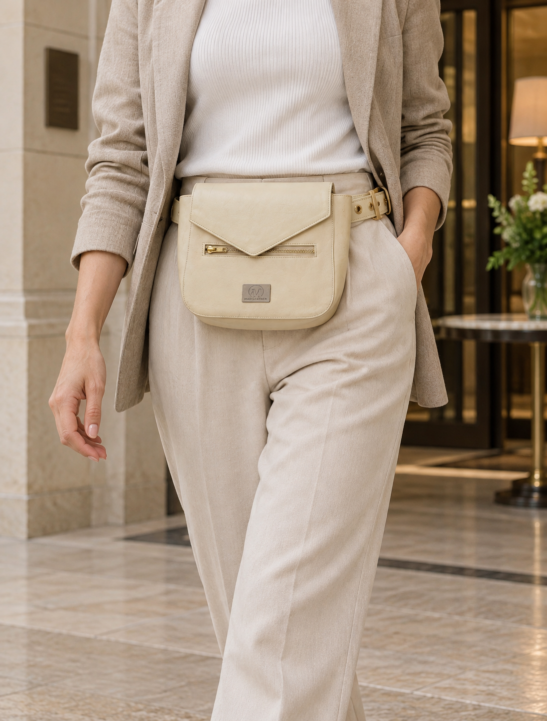 Mira Leather Belt Bag for Women