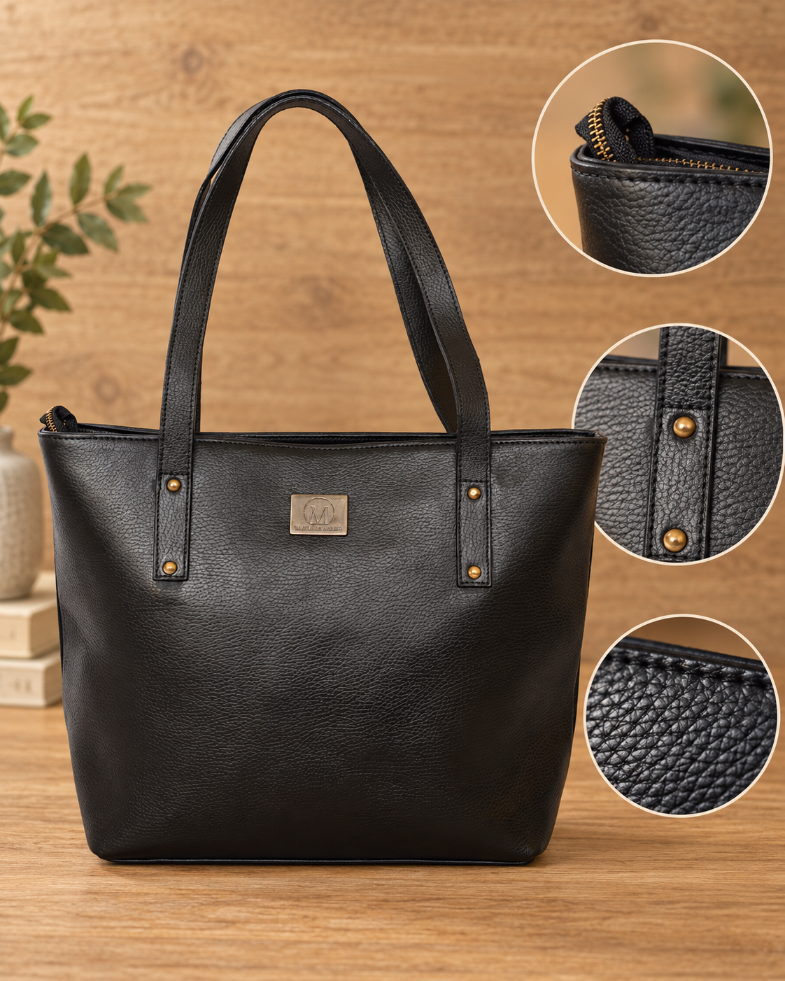 Serena Leather Tote Bag for Everyday Carry