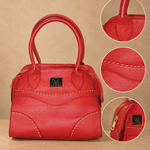 Amara Sculpted Leather Handbag
