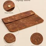 Core Full Grain Leather Laptop Sleeve