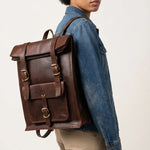 ROLLING BACKPACK 2 – 13×18 BROWN (2)