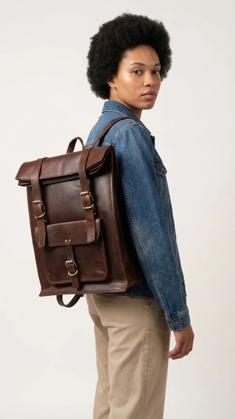 ROLLING BACKPACK 2 – 13×18 BROWN (2)