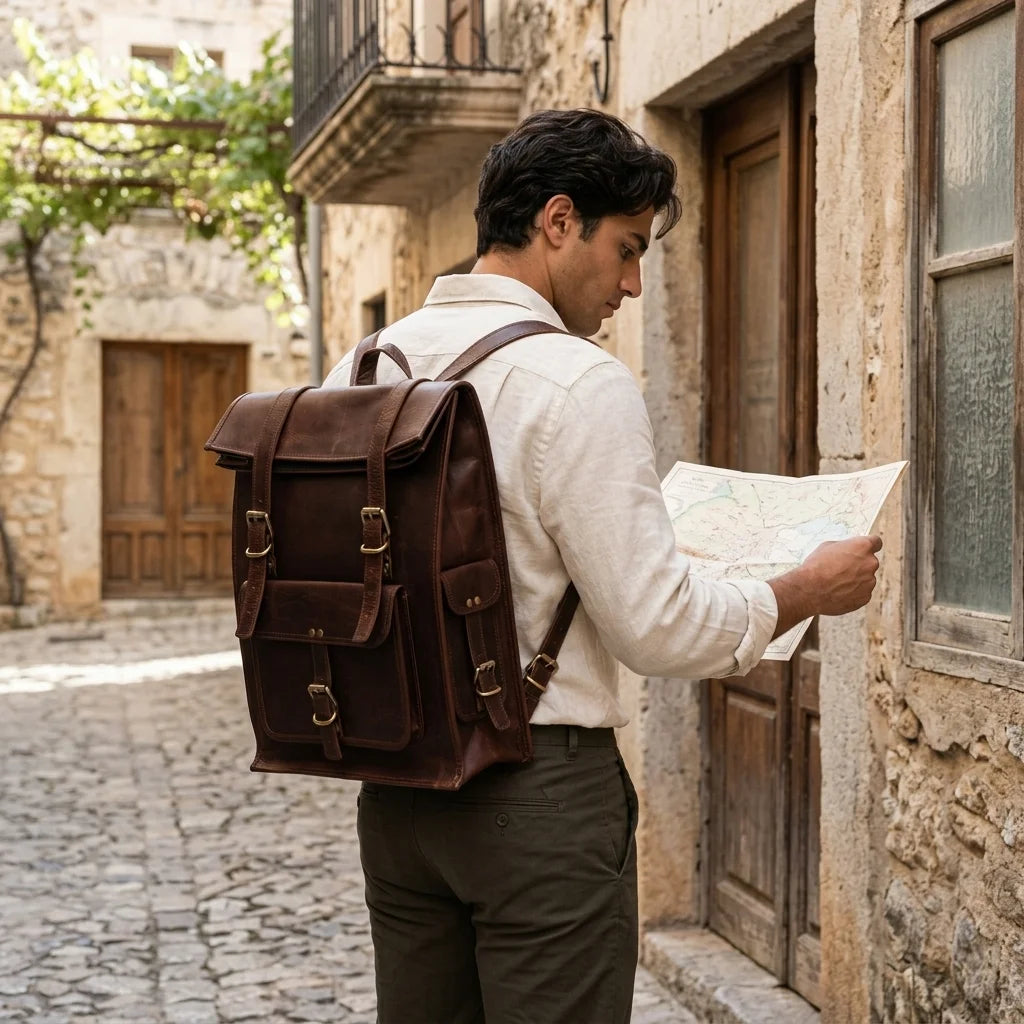 ROLLING BACKPACK 2 – 13×18 BROWN (6)