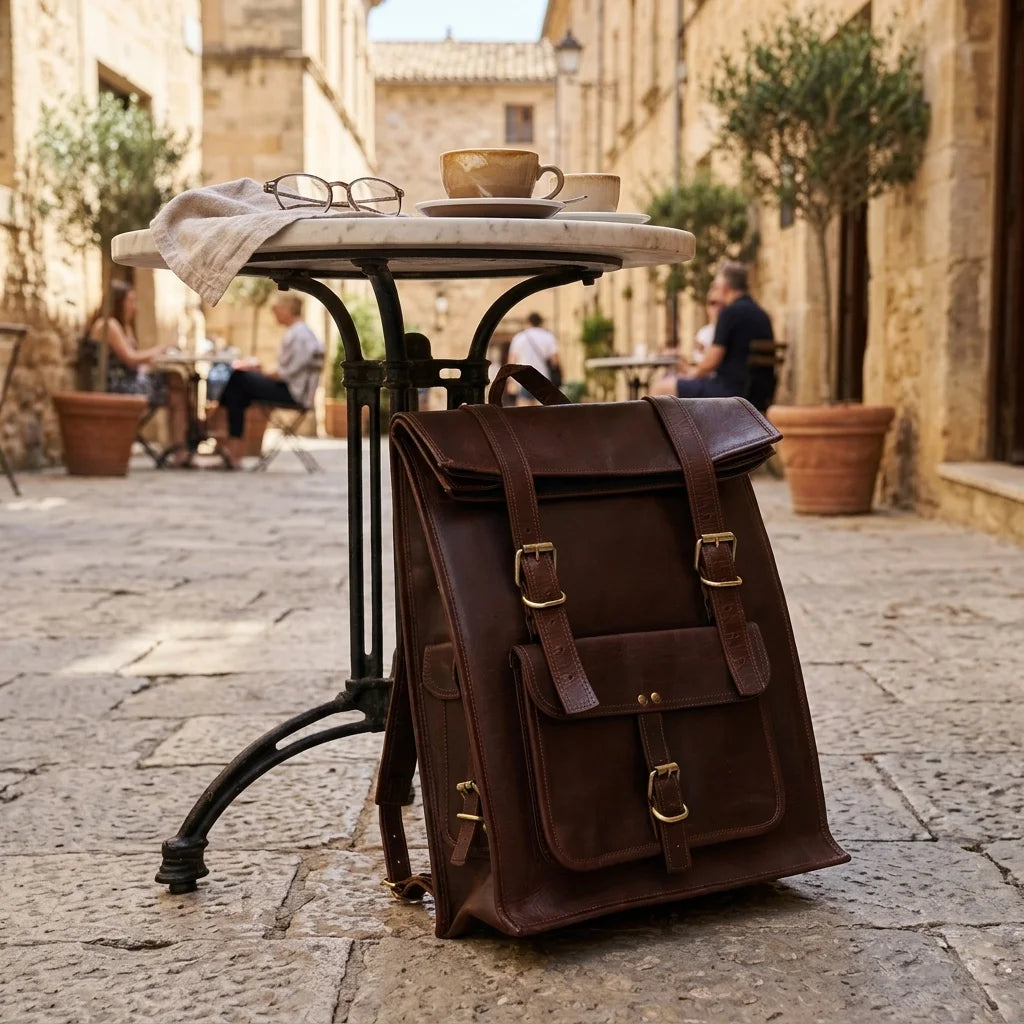 ROLLING BACKPACK 2 – 13×18 BROWN (7)