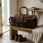 DUFFLE BAG SQUARE – 24 INCH BROWN (3)
