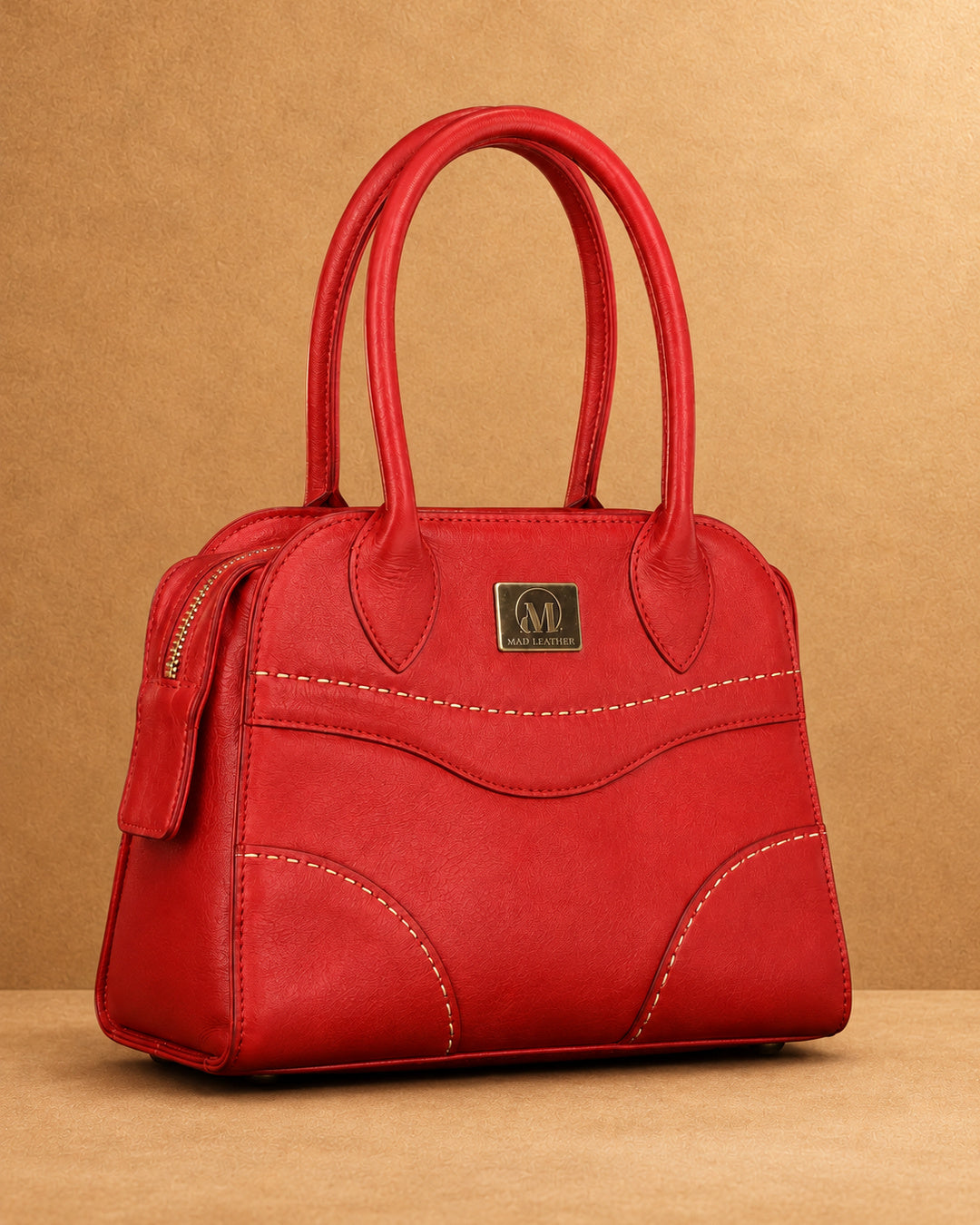 Amara Sculpted Leather Handbag