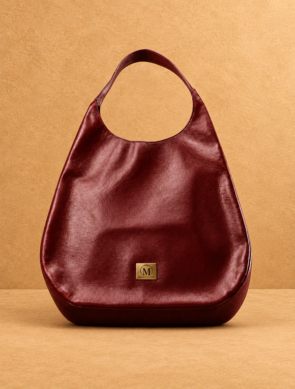 Aurelia Drift Top Grain Leather Hobo Bag