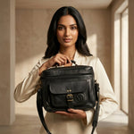 Voyager Full Grain Leather Camera Bag