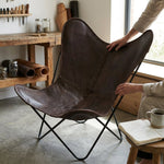 Butterfly Full Grain Leather Chair