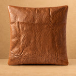 Mad Leather Tan Brown Cushion  Cover