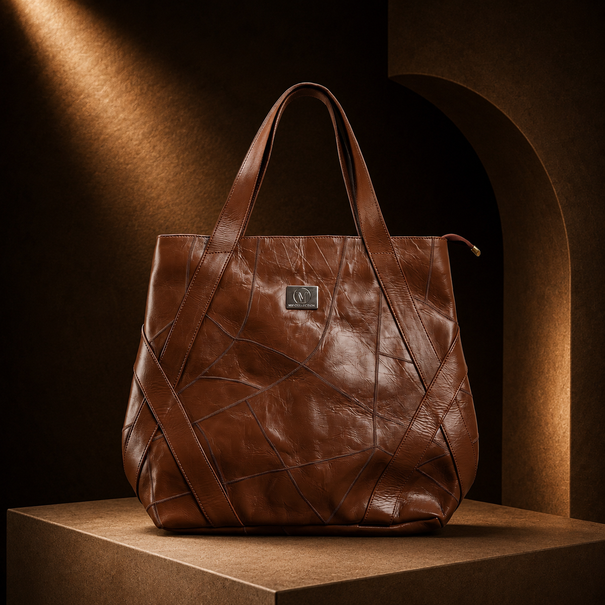 Valencia Dayline Top Grain Leather Tote
