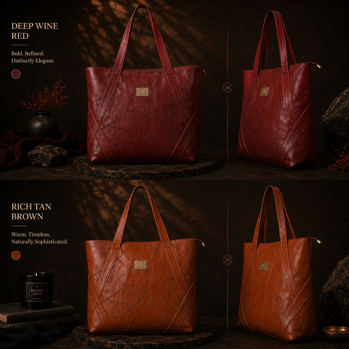 Valencia Dayline Top Grain Leather Tote