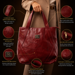 Valencia Dayline Top Grain Leather Tote