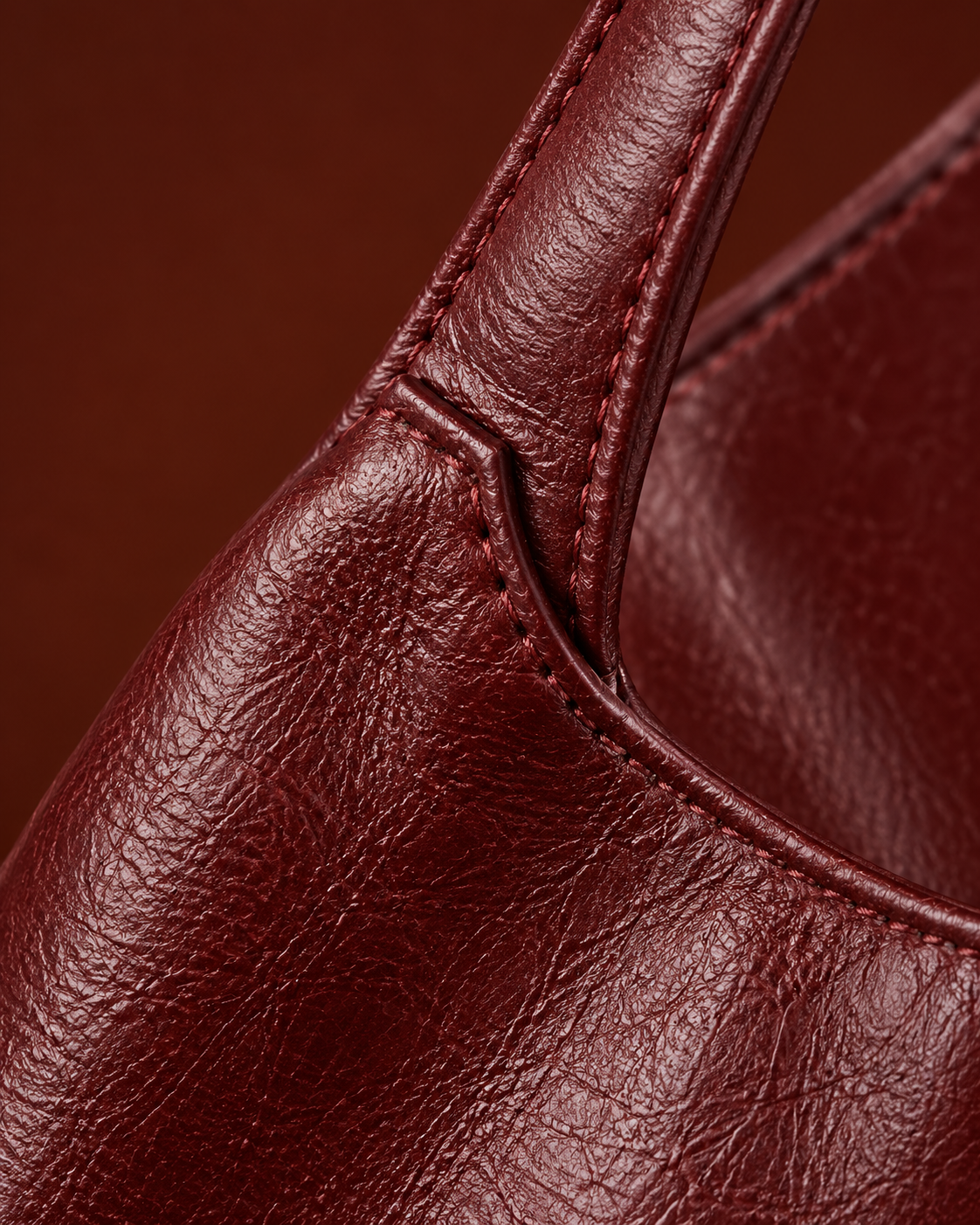 Aurelia Drift Top Grain Leather Hobo Bag