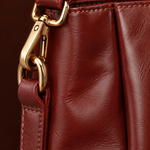 Verona Twin Pocket Top Grain Leather Tote