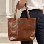Serena Leather Tote Bag for Everyday Carry